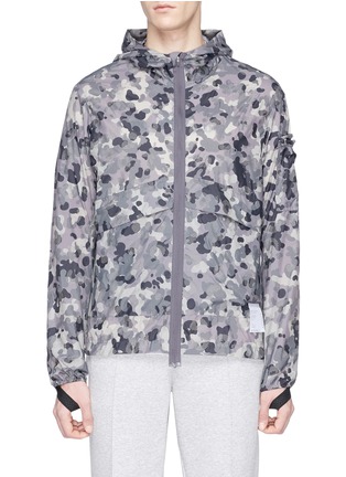 Main View - Click To Enlarge - SATISFY - 'Run Away' camouflage print packable windbreaker jacket