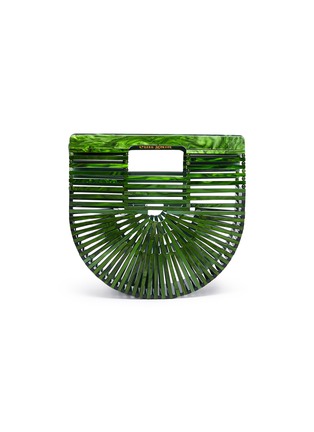 Main View - Click To Enlarge - CULT GAIA - 'Acrylic Ark' mini caged saddle bag