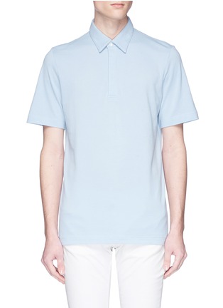 Main View - Click To Enlarge - THEORY - 'Modern' Pima cotton polo shirt