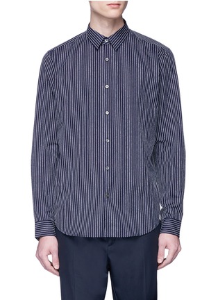 Main View - Click To Enlarge - THEORY - 'Irving' pinstripe shirt