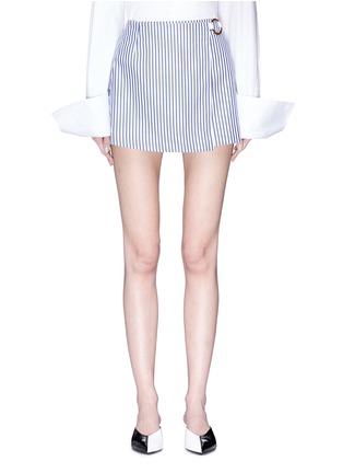 Main View - Click To Enlarge - 10224 - 'Celeste' stripe wrap skirt