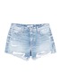 Main View - Click To Enlarge - GRLFRND - 'Dovima' distressed denim shorts