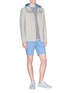 Figure View - Click To Enlarge - THEORY - 'Zaine' poplin shorts