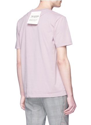Back View - Click To Enlarge - TIM COPPENS - Detachable label T-shirt
