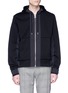 Main View - Click To Enlarge - TIM COPPENS - 'American Dreamer' embroidered panelled zip hoodie