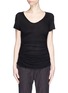 Main View - Click To Enlarge - JAMES PERSE - Side panel ruched T-shirt