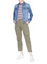 Figure View - Click To Enlarge - JAMES PERSE - Stripe T-shirt
