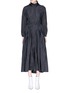 Main View - Click To Enlarge - OPENING CEREMONY - Elastic waist maxi anorak dress