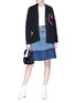 Figure View - Click To Enlarge - OPENING CEREMONY - Logo chenille patch varsity cardigan