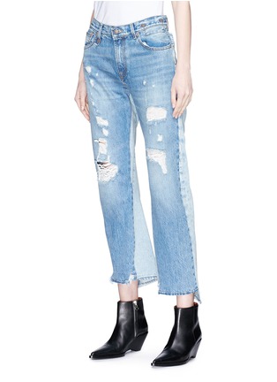 Front View - Click To Enlarge - R13 - 'Keaton' double back jeans