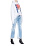 Figure View - Click To Enlarge - R13 - 'Keaton' double back jeans