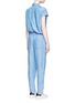 Back View - Click To Enlarge - CLOSED - 'Jane' utility straight leg lyocell jumpsuit