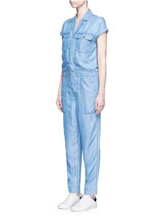 Front View - Click To Enlarge - CLOSED - 'Jane' utility straight leg lyocell jumpsuit