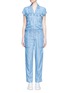 Main View - Click To Enlarge - CLOSED - 'Jane' utility straight leg lyocell jumpsuit
