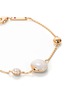 Figure View - Click To Enlarge - ROBERTO COIN - 'Colored Treasures' diamond jade 18k rose gold bracelet