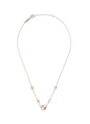 Main View - Click To Enlarge - ROBERTO COIN - Diamond 18k gold bead necklace