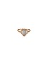 Main View - Click To Enlarge - ROBERTO COIN - New Barocco' diamond pear 19k gold twisted ring