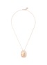 Main View - Click To Enlarge - ROBERTO COIN - 'Black Jade' diamond 18k rose gold pendant necklace