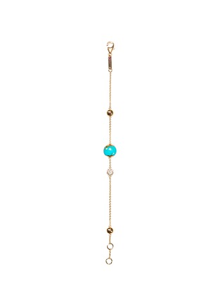 Main View - Click To Enlarge - ROBERTO COIN - 'Colored Treasures' diamond turquoise 18k rose gold bracelet