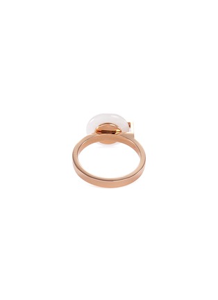 Figure View - Click To Enlarge - ROBERTO COIN - 'Coloured Treasure' diamond jade 18k rose gold ring