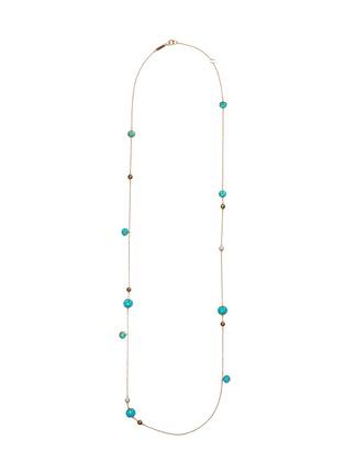Main View - Click To Enlarge - ROBERTO COIN - 'Colored Treasures' diamond turquoise 18k rose gold necklace