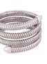 Detail View - Click To Enlarge - ROBERTO COIN - 'Primavera' diamond 18k white gold coil bracelet