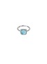 Main View - Click To Enlarge - ROBERTO COIN - 'New Barocco' gemstone 18k white gold ring