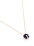 Figure View - Click To Enlarge - ROBERTO COIN - Diamond jade 18k rose gold pendant necklace