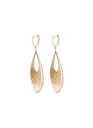 Main View - Click To Enlarge - ROBERTO COIN - 'Golden Gate' 18k yellow gold teardrop earrings