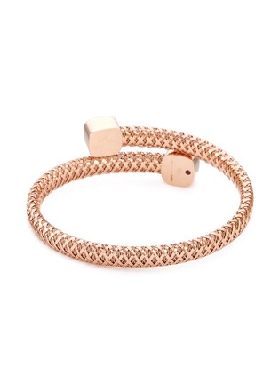 Figure View - Click To Enlarge - ROBERTO COIN - 'Primavera' mother of pearl 18k rose gold bangle
