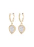 Main View - Click To Enlarge - ROBERTO COIN - 'New Barocco' diamond 18k yellow and white gold drop earrings