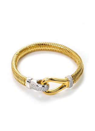 Main View - Click To Enlarge - ROBERTO COIN - 'Primavera' diamond 18k gold bracelet