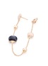 Detail View - Click To Enlarge - ROBERTO COIN - Diamond jade 18k rose gold beaded chain drop earrings