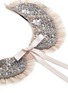 Detail View - Click To Enlarge - NEEDLE & THREAD - 'Andromeda' bow embellished mesh collar