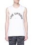 Main View - Click To Enlarge - THE UPSIDE - Logo print tank top