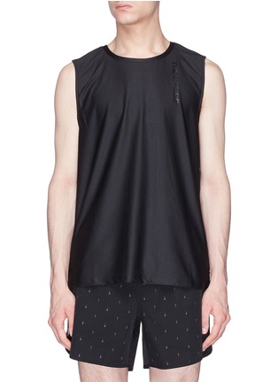 Main View - Click To Enlarge - THE UPSIDE - 'Mean' logo print performance tank top