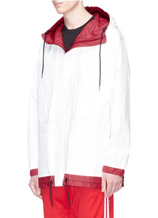 Detail View - Click To Enlarge - Y-3 - Reversible hooded jacket