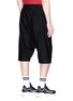 Back View - Click To Enlarge - Y-3 - 'Sarouel' drop crotch twill shorts