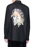 Back View - Click To Enlarge - Y-3 - Logo embroidered leopard print shirt