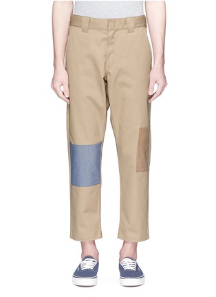 Main View - Click To Enlarge - FDMTL - x Dickies patchwork twill cropped pants