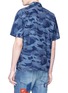 Back View - Click To Enlarge - FDMTL - Sashiko camouflage print short sleeve shirt