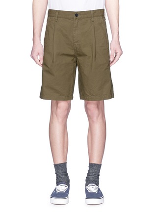 Main View - Click To Enlarge - FDMTL - Stripe outseam ripstop shorts