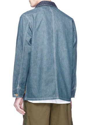 Back View - Click To Enlarge - FDMTL - x master-piece camouflage print pocket denim jacket