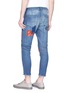 Back View - Click To Enlarge - FDMTL - Bandana patchwork cropped jeans