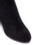 Detail View - Click To Enlarge - CHLOÉ - 'Qaisha' fringe suede ankle boots