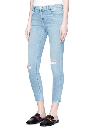 Front View - Click To Enlarge - J BRAND - 'Capri' ripped skinny jeans