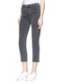 Front View - Click To Enlarge - J BRAND - 'Ruby' cropped cigarette jeans