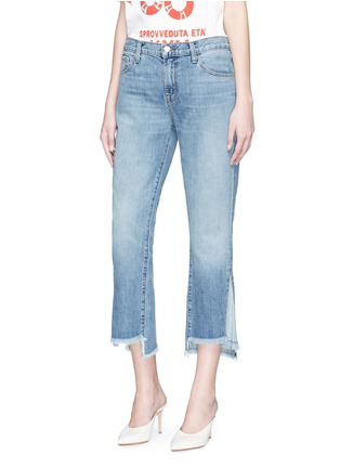 Front View - Click To Enlarge - J BRAND - Staggered gusset cuff jeans
