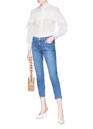 Figure View - Click To Enlarge - J BRAND - 'Sadey' cropped straight leg jeans