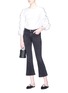 Figure View - Click To Enlarge - FRAME - LE CROP MINI BOOT' CROPPED FLARED JEANS